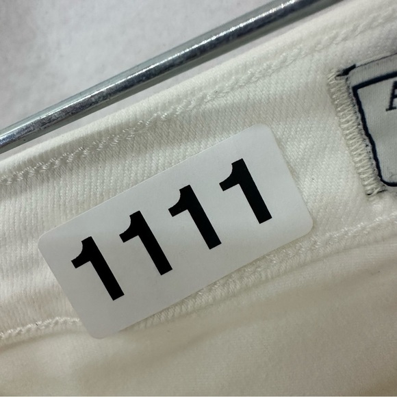 Abercrombie & Fitch Harper Low Rise Ankle Distressed Skinny Jeans 29/8R White - Picture 9 of 9